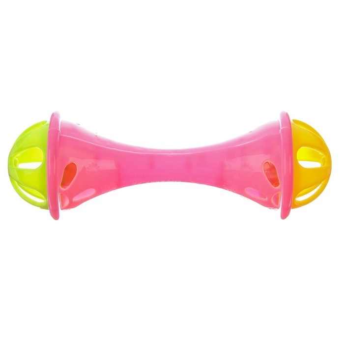 Погремушка &laquo;Гантелька&raquo;, цвет МИКС, Крошка Я