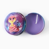 Свеча новогодняя в железной банке &laquo;Новый год: Для чудес&laquo;Новый год: аромат ваниль, 4.8 см