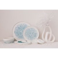 Тарелка фарфоровая десертная Magistro &laquo;Лунный океан&raquo;, d=22 см