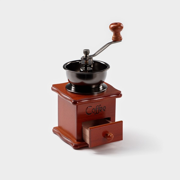 Кофемолка ручная &laquo;Светлое дерево&raquo;, 9,5&times;16 см