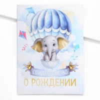 Папка для свидетельства о рождении &laquo;Маленькое счастье&raquo;, 23,5 х 31,5 см.