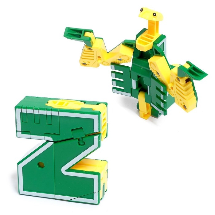 Робот «Дино-буква», трансформируется в динозавра, МИКС Робот «Дино-буква», трансформируется в динозавра, МИКС