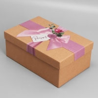 Набор коробок 6 в 1, упаковка подарочная, &laquo;Эко &raquo;, 12 х 7 х 4 ‒ 22 х 14 х 8.5 см