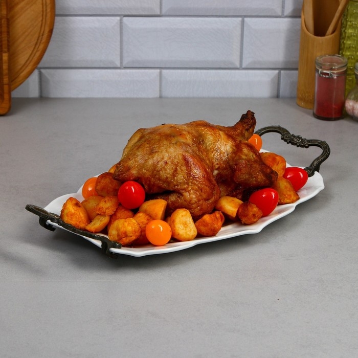 Блюдо &laquo;Розы&raquo;, малое, фарфор, Иран