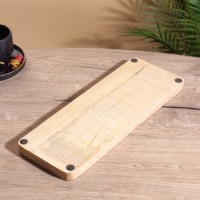 Блюдо прямоугольное "Мудрый слон" дерево манго 41х15 см