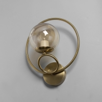 Бра "Сферум" Е27 40Вт золото 28х23х23см Бра "Сферум" Е27 40Вт золото 28х23х23см