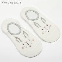 Набор женских носков (3 пары) MINAKU &laquo;Зайка&raquo;, размер 36-37 (23 см)