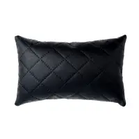 Подушка на подголовник автомобиля, набор 2 шт,  черный