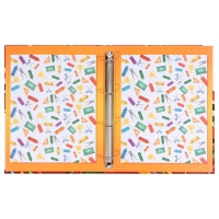 Папка школьная на кольцах &laquo;Портфолио ученика начальной школы&raquo;, без разделителей, 24,5 х 32 см.