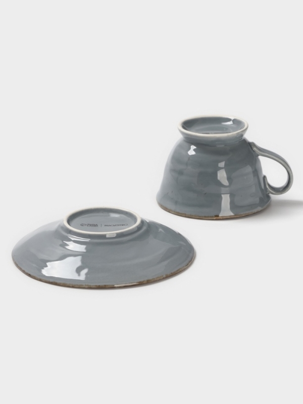 Чайная пара Magistro "Alpine Frost" 245 мл 15,5х10,5х9 (блюдце, чашка) цвет синий