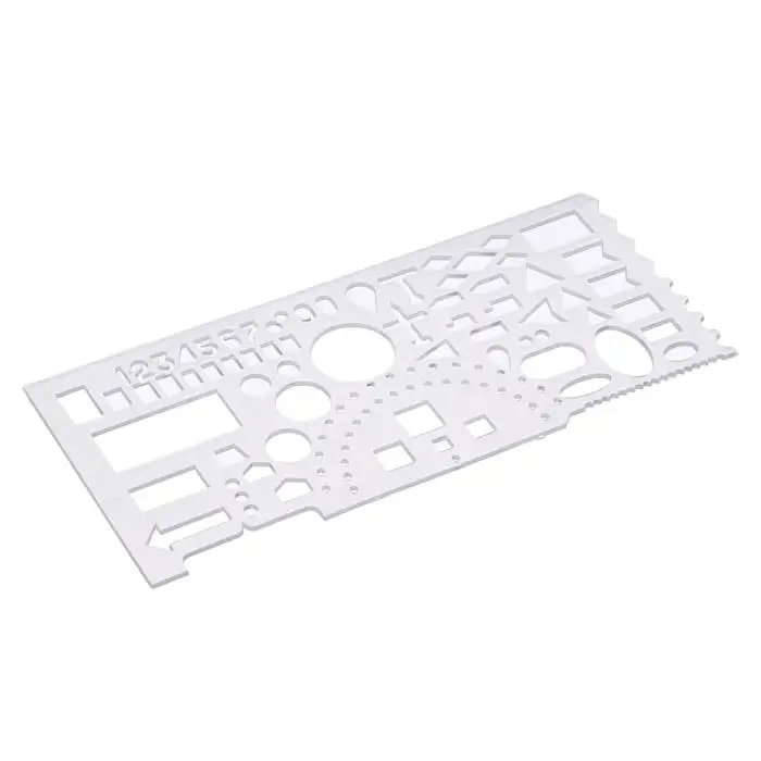 Линейка офицерская Calligrata, 20 см, полупрозрачная