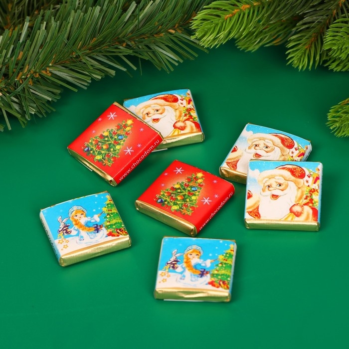 Фигурный шоколад  "Зимняя сказка" набор, 35 г
