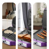 Вафельница для бельгийский вафель КТ-5604 - 1200 Вт