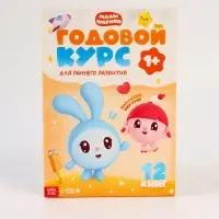 Книги &laquo;Годовой курс&raquo;, набор 12 книг, Малышарики