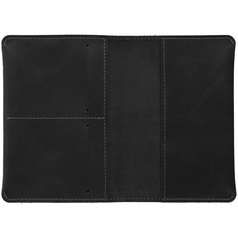 Обложка для паспорта Apache, ver.2, черная