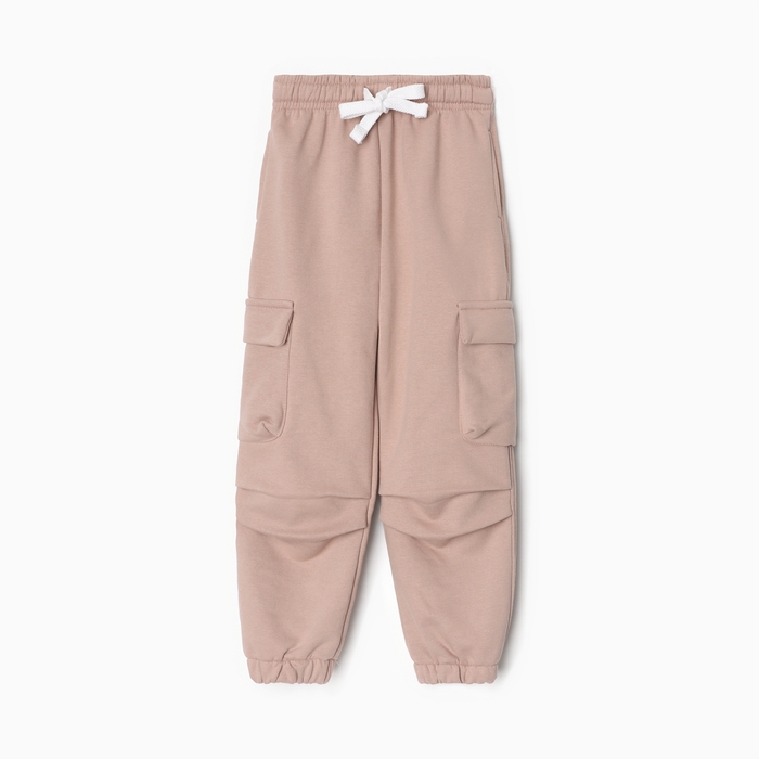 Брюки детские MINAKU, цвет бежевый, рост 110 см Брюки детские MINAKU, цвет бежевый, рост 110 см