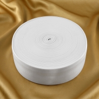 Резинка вязаная, 70 мм, 40 &plusmn; 2 м, цвет белый