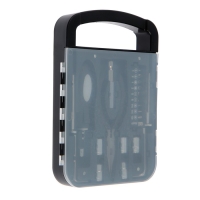 Набор инструментов ТУНДРА, подарочный пластиковый кейс, 22 предмета Набор инструментов ТУНДРА, подарочный пластиковый кейс, 22 предмета