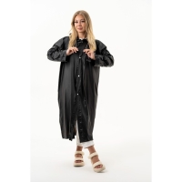 Дождевик взрослый плащ &laquo;На крыльях счастья&raquo;, размер универсальный, размер 42-48, 60 х 110 см, цвет чёрный