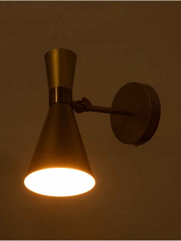 Бра "Камертаб" Е27 40Вт золото 20х13х25см