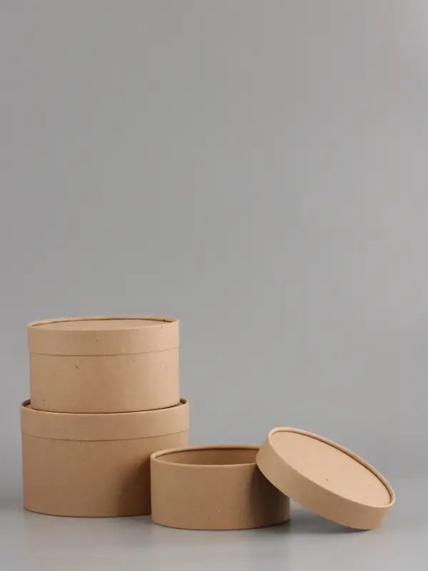 Набор подарочных коробок 3 в 1, завальцованные, крафт, 20 х 12 - 18 х 10 - 16 х 8 см