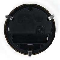 Часы настольные, каминные "Павлин", 12 х 10 х 25 см, d циферблата - 6.3 см