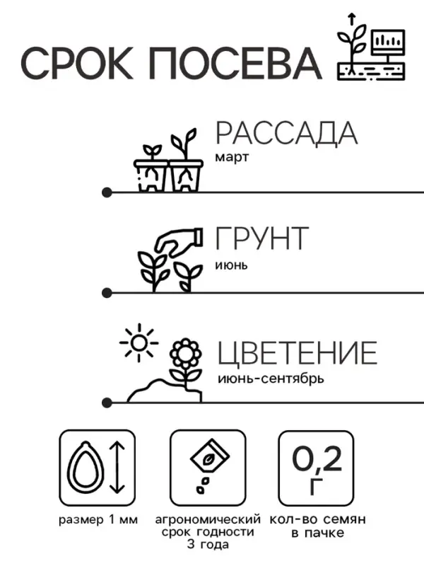 Семена цветов Книфофия "Сюрприз", Евро, 0,2 г