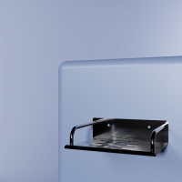 Мыльница настенная, 14,5&times;11,5&times;5 см, сталь