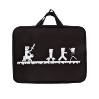 Папка с ручками текстильная А4, 360&times;245&times;70 мм, Calligrata Top &laquo;Пиксельный бой&raquo;