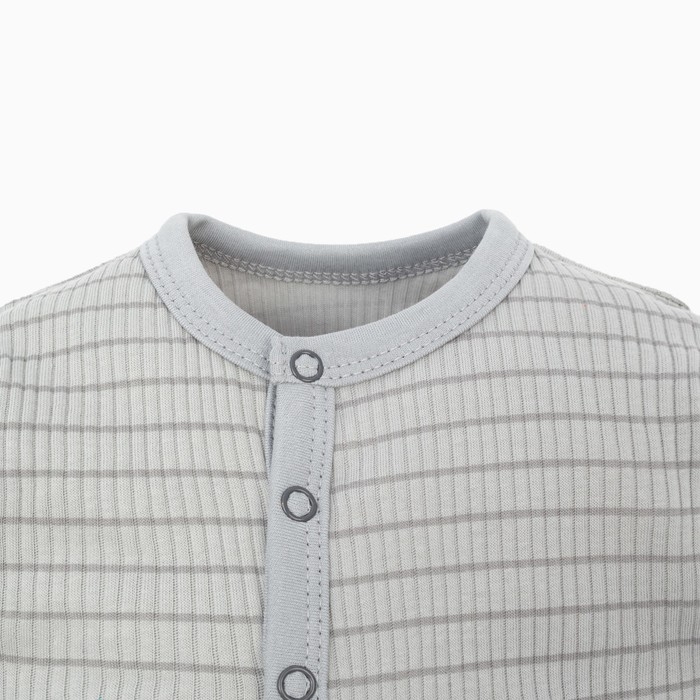 Комбинезон Крошка Я, BASIC LINE, рост 74-80 см, полоска серая Комбинезон Крошка Я, BASIC LINE, рост 74-80 см, полоска серая