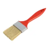 Кисть плоская ЛОМ промо, искусственная щетина, пластиковая рукоятка, 2", 50 мм