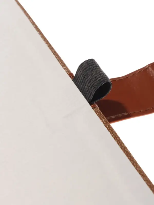 Ежедневник недатированный формат А5, с хлястиком, 128л, линия, пвх, Коричневый