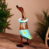 Сувенир "Утка в купальнике" дерево 45 см