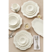 Тарелка керамическая пирожковая Magistro &laquo;Этюд&raquo;, d=15 см, цвет белый