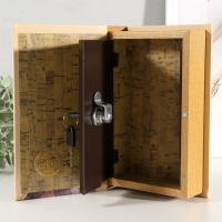 Сейф-книга дерево, кожзам "Девушка. Закат" 21х13х5 см Сейф-книга дерево, кожзам "Девушка. Закат" 21х13х5 см