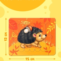 Пазлы палочки &laquo;Лесные животные&raquo;, 5 пазлов, 35 деталей