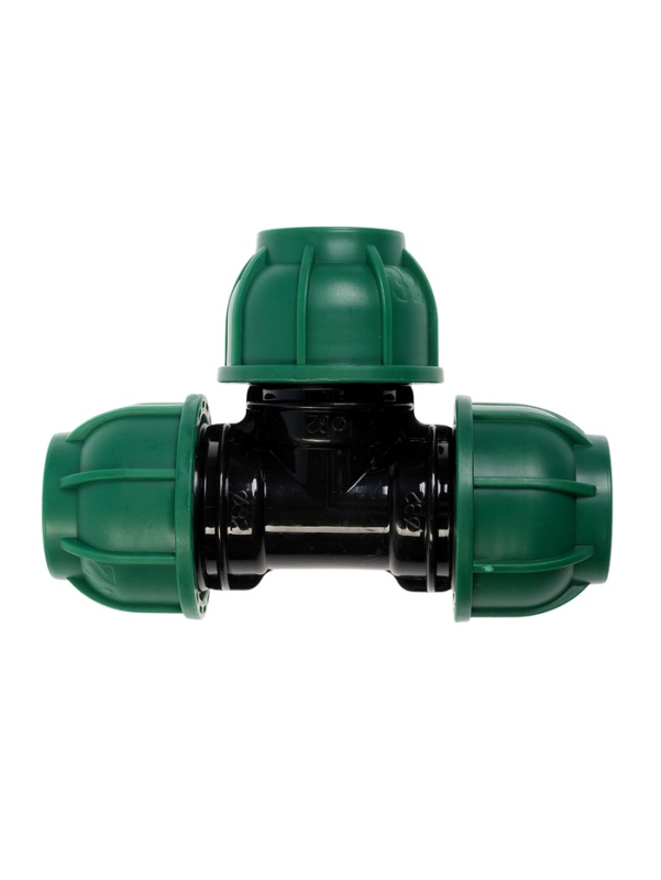 Тройник ПНД ZEIN, 32 мм, цанга