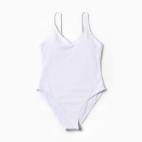 Купальник слитный женский однотонный MINAKU цвет белый, размер 44 Купальник слитный женский однотонный MINAKU цвет белый, размер 44