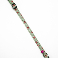 Ошейник "Цветочный вайб", 40 х 1,5 см, зелёный