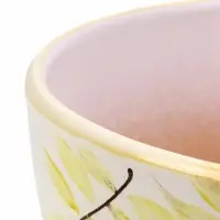 Горшок цветочный поддоном  8 л,  керамика, Тропики (М)