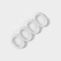 Штора для ванной &laquo;Цветочный вальс&raquo;, с люверсами, с утяжелителями, PEVA ароматизированная, 180&times;180 см, белая