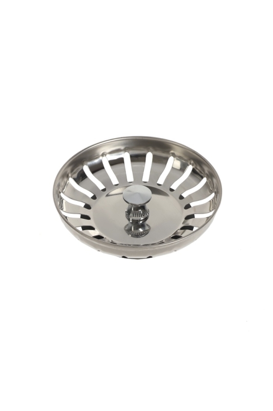 Сеточка сменная ZEIN engr, для кухонной мойки 3 1/2", ручка - нержавеющая сталь