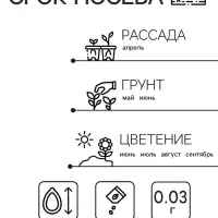 Семена  цветов Мимулюс "Крупноцветковый тигровый", смесь окрасок, О, 0,03 г