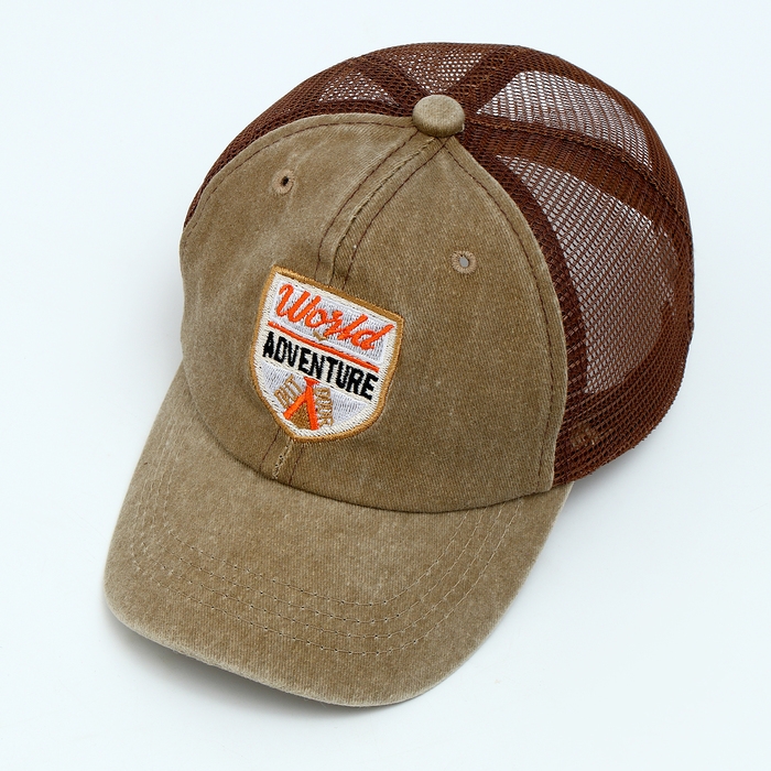 Кепка детская для мальчика с сеткой Adventure, джинса, р-р 52-54, 5-7 лет Кепка детская для мальчика с сеткой Adventure, джинса, р-р 52-54, 5-7 лет