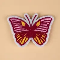 Аппликация &laquo;Бабочка&raquo;, на липучке, с клеевой основой, 5.6&times;4.2 см
