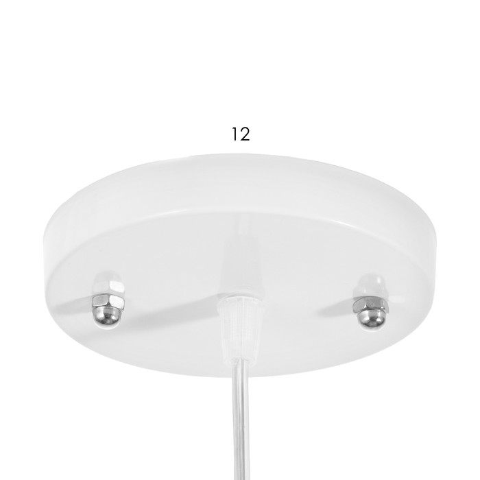 Светильник "Ренесми" 1хЕ27 40Вт белый  12х12х18-118 см