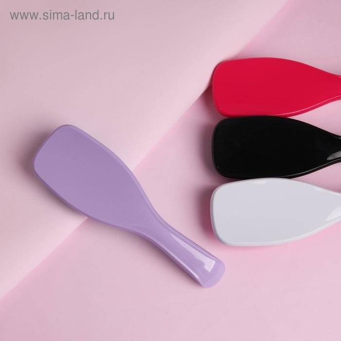 Расчёска массажная, 6,5 &times; 22 см, цвет МИКС