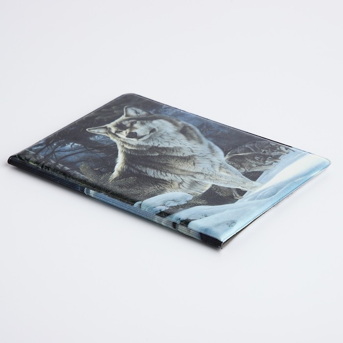 Обложка для паспорта, цвет серый