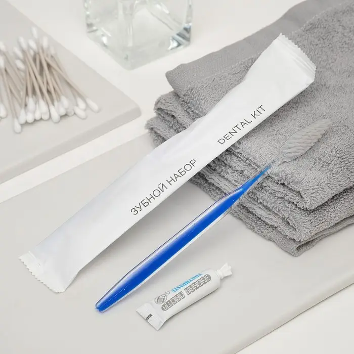 Зубной набор &laquo;Standart&raquo;: зубная щетка, 17 см+зубная паста, 3 г, бокс 500 шт.