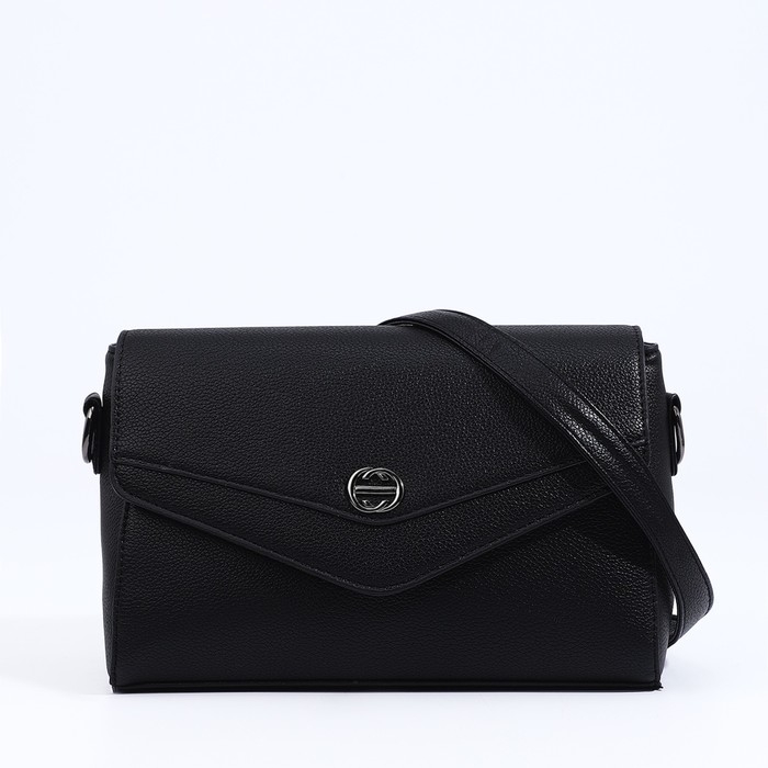 Сумка-мессенджер на магните, цвет чёрный Сумка-мессенджер на магните, цвет чёрный